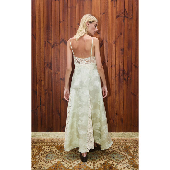 Alemais apollonia pistachio slip dress - Picture 4 of 12